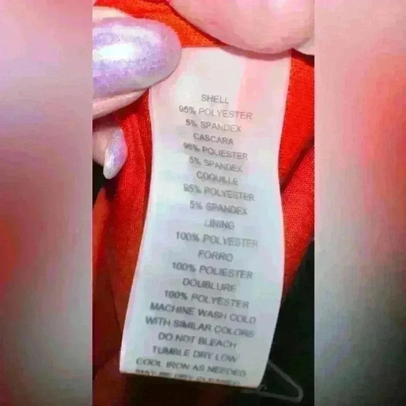 NWT VINCE CAMUTO Ruffle-Hem Shift Dress Size 10 - Picture 6 of 10